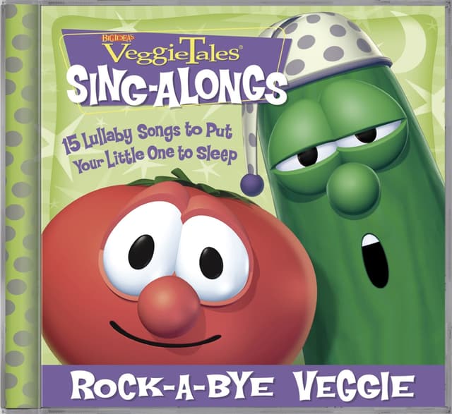 Album cover art for Rock-A-Bye Veggie