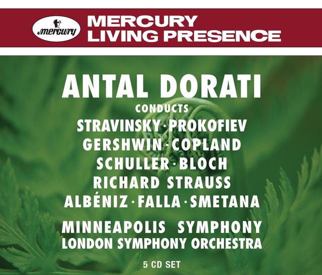 Album cover art for Antal Dorati conducts