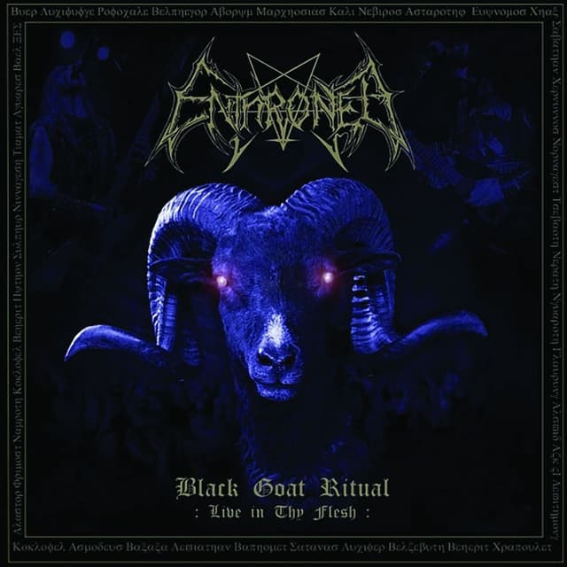 Album cover art for Black Goat Ritual: Live in the Flesh