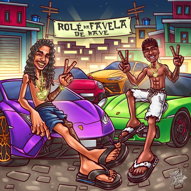 Album cover art for Rolé na Favela de Nave