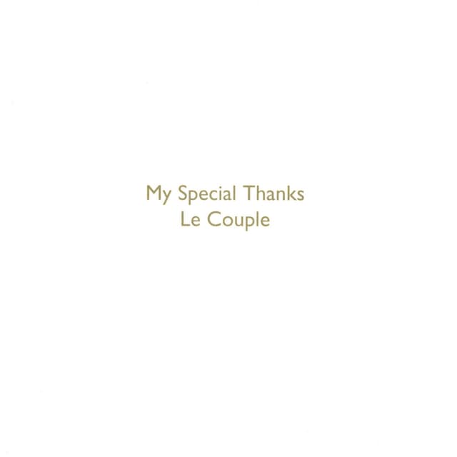 Album cover art for My Special Thanks