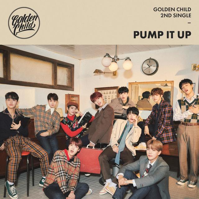 Album cover art for Golden Child 2nd Single Album [Pump It Up]