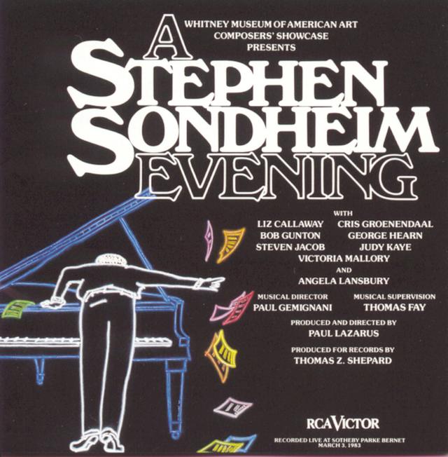 Album cover art for A Stephen Sondheim Evening