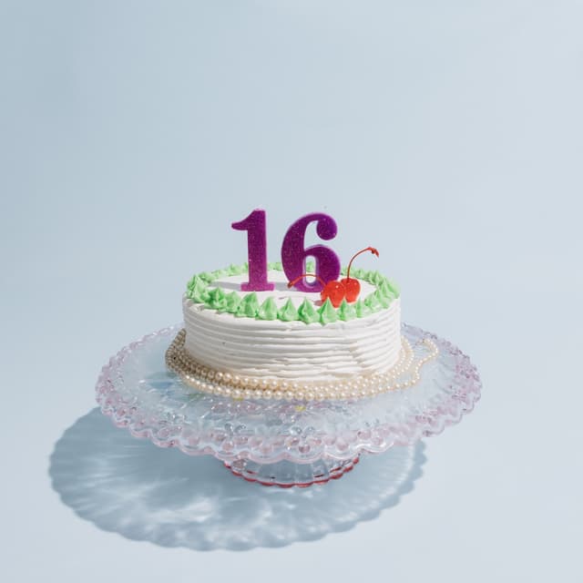 Album cover art for Something About Being Sixteen