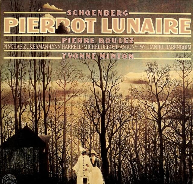 Album cover art for Schoenberg : Pierrot Lunaire