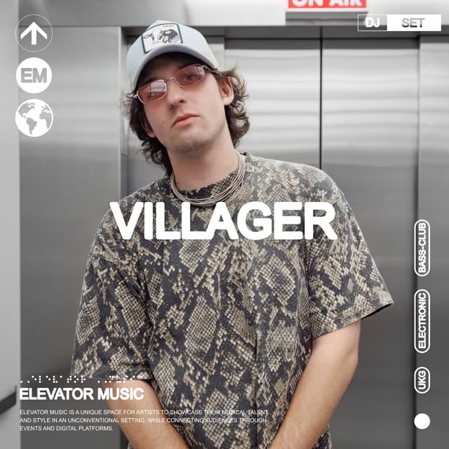 Album cover art for Elevator Music: Villager
