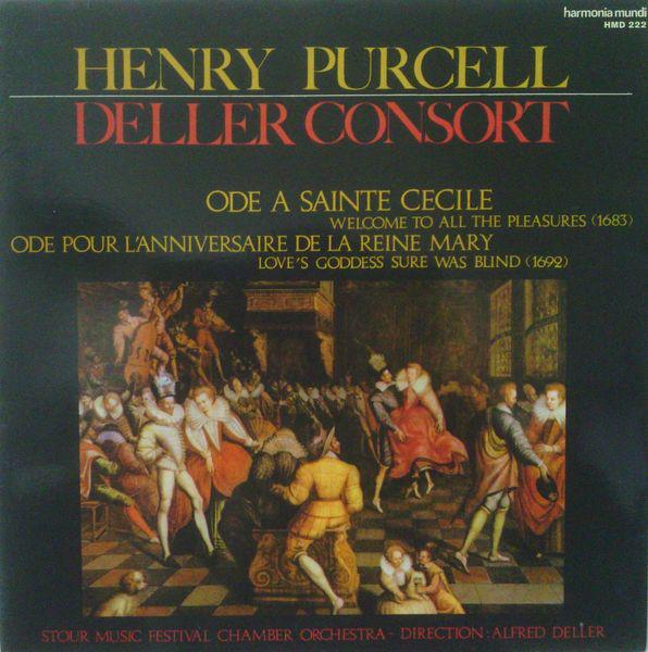 Album cover art for Purcell: Odes « Welcome to All the Pleasures » & « Love's Goddess Sure Was Blind »