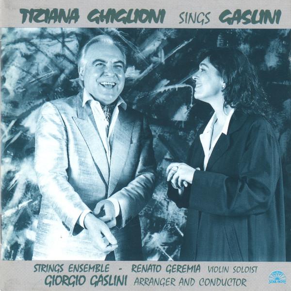 Album cover art for Tiziana Ghiglioni Sings Gaslini