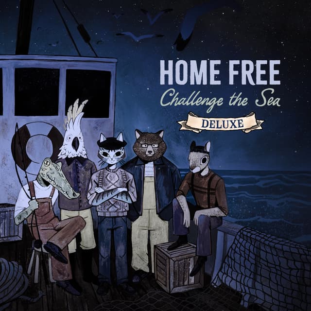 Album cover art for Challenge the Sea