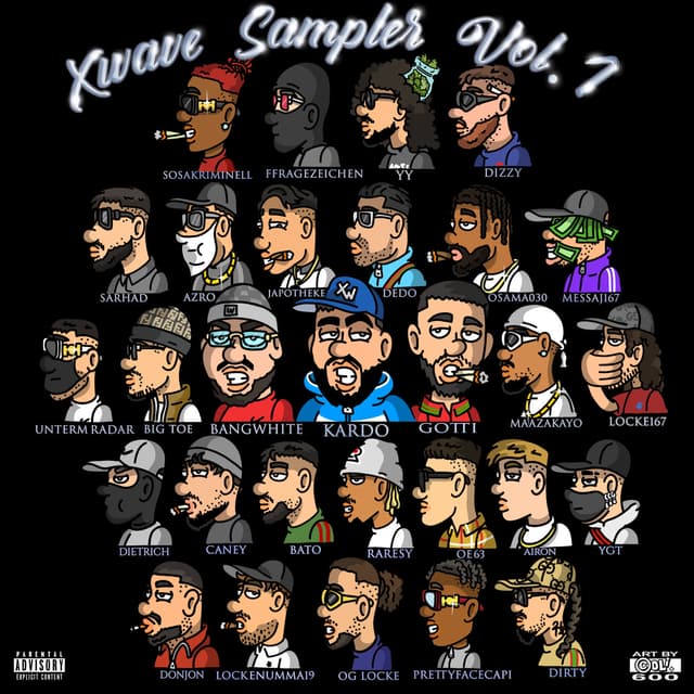Album cover art for XWAVE Sampler Vol. 1