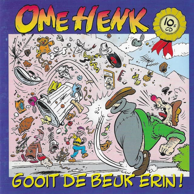 Album cover art for Ome Henk gooit de beuk erin!