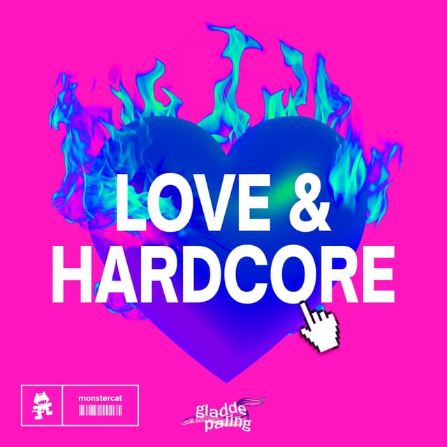 Album cover art for love & hardcore