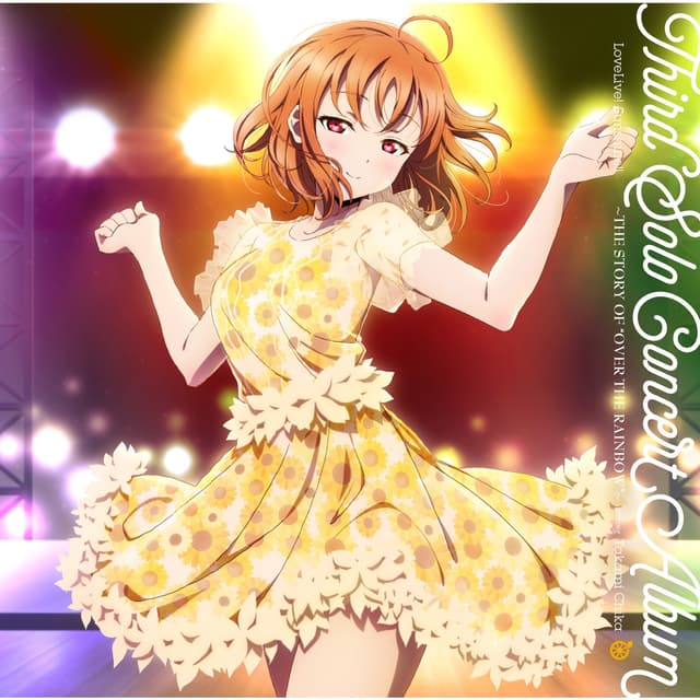 Album cover art for LoveLive! Sunshine!! Third Solo Concert Album 〜THE STORY OF "OVER THE RAINBOW"〜 starring Takami Chika