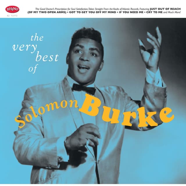 Album cover art for The Very Best of Solomon Burke