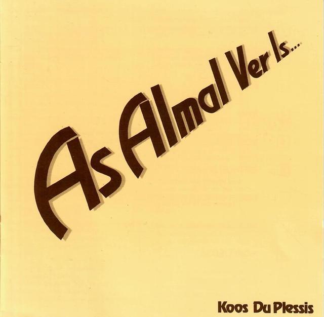 Album cover art for As Almal Ver Is...