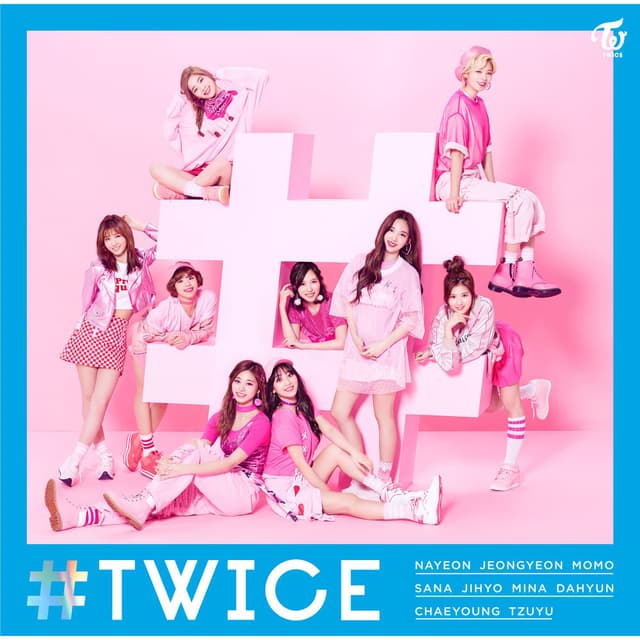 Album cover art for #TWICE