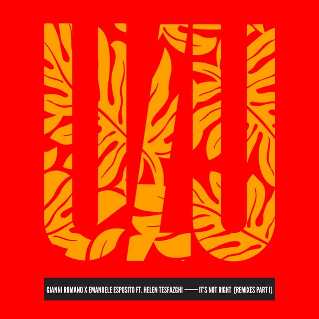 Album cover art for It's Not Right