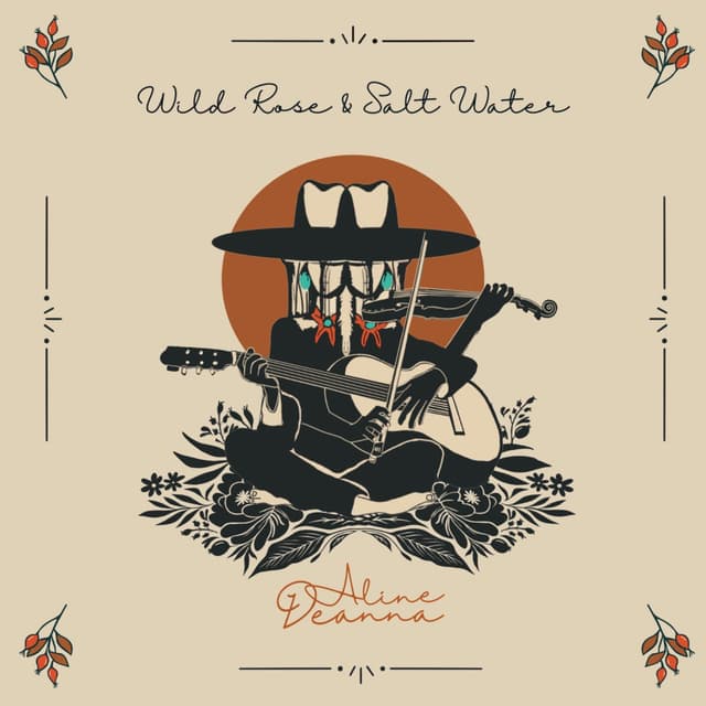 Album cover art for Wild Rose & Salt Water
