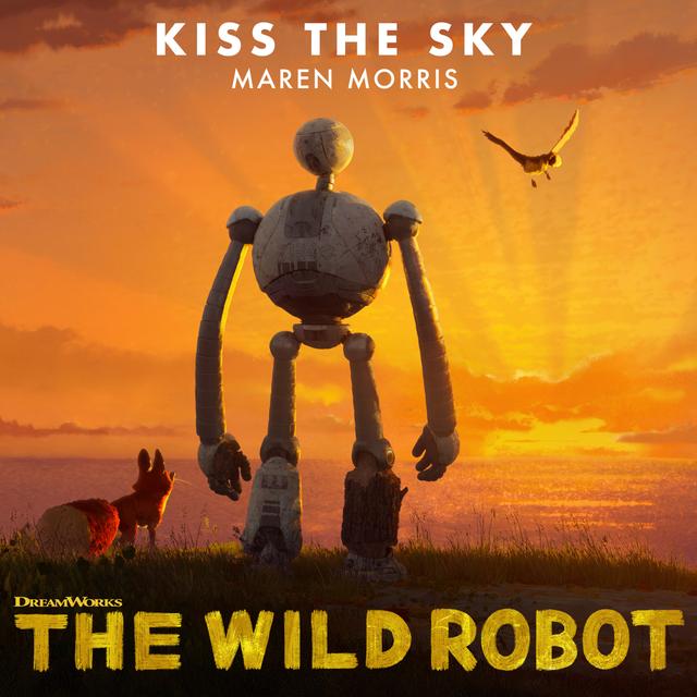 Album cover art for Kiss the Sky (from The Wild Robot)