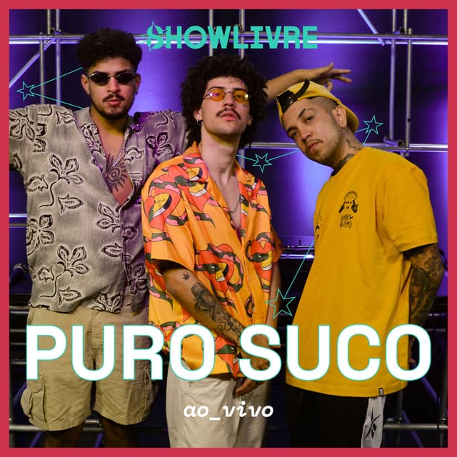 Album cover art for Puro Suco No Estúdio Showlivre