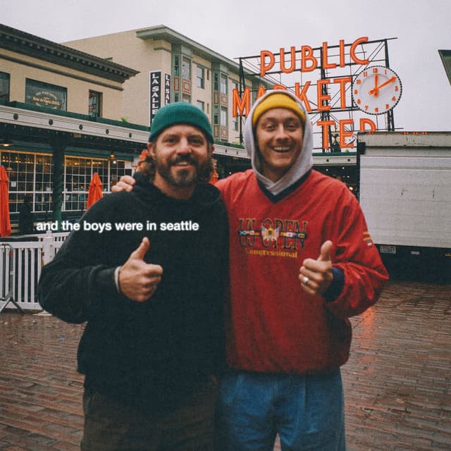 Album cover art for and the boys were in seattle