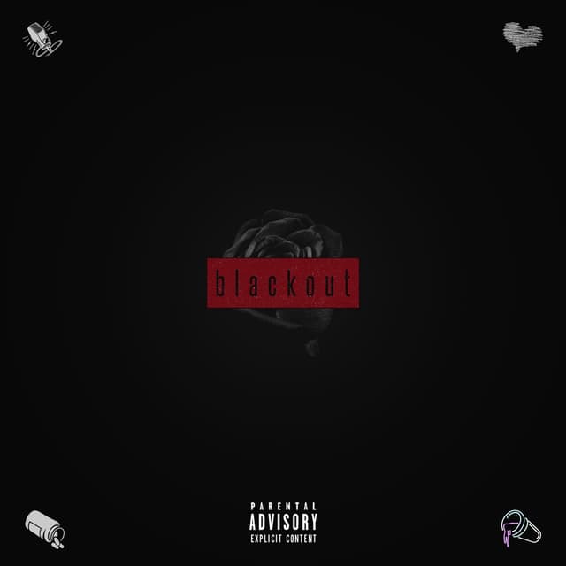 Album cover art for BLACKOUT