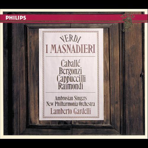 Album cover art for Verdi : I Masnadieri