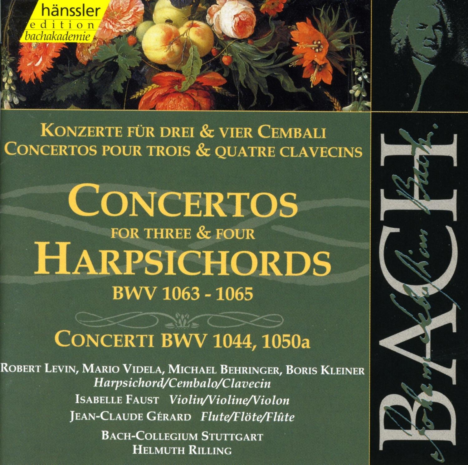 Bach: Concertos for Three and Four Harpsichords BWV1044, 1050a & BWV 1063-1065