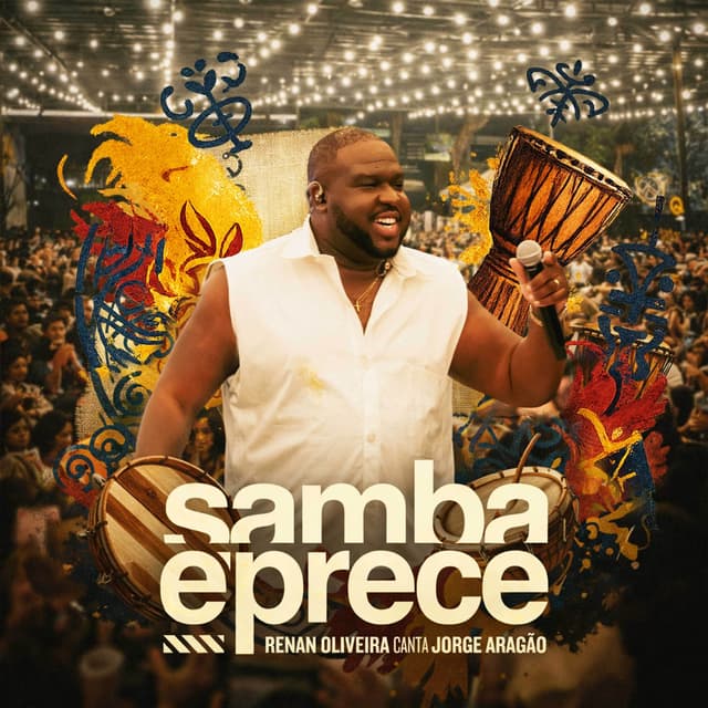 Album cover art for Samba É Prece: Renan Oliveira Canta Jorge Aragão