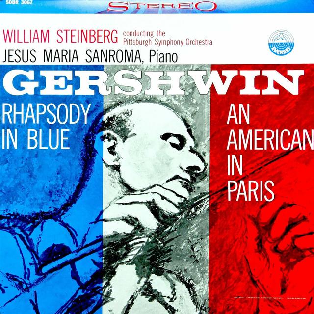 Album cover art for Gershwin: Rhapsody in Blue - An American in Paris