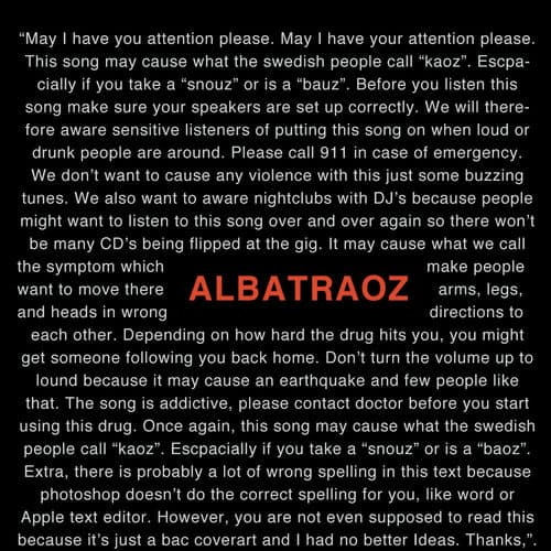 Album cover art for Albatraoz
