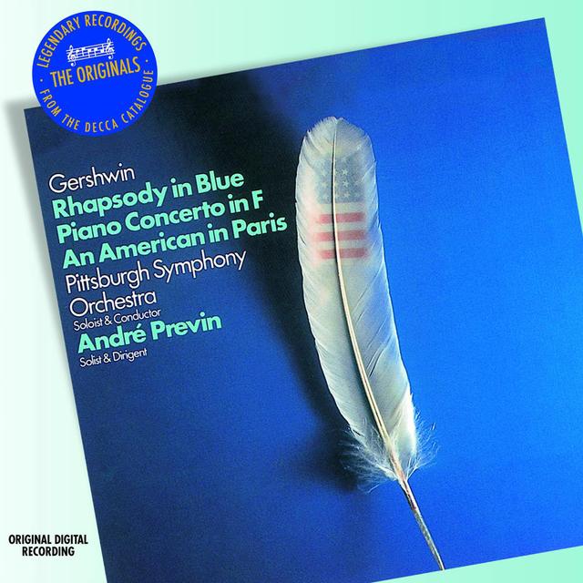 Album cover art for Gershwin : Rhapsody in Blue - An American in Paris