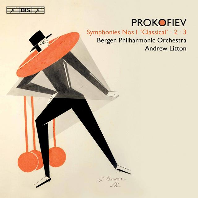 Album cover art for Prokofiev: Symphonies Nos. 1-3