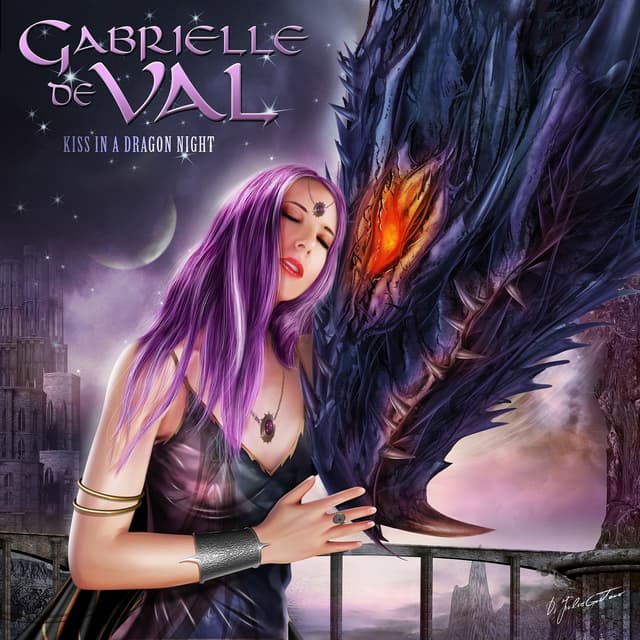 Album cover art for Kiss in a Dragon Night