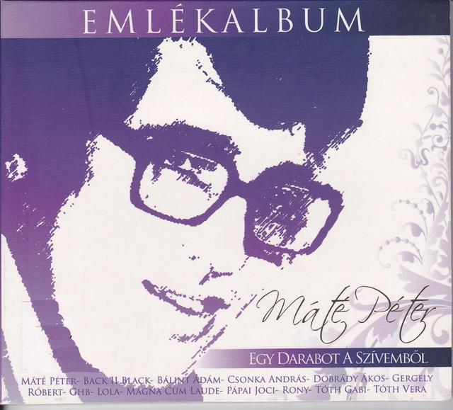 Album cover art for Máté Péter emlékére