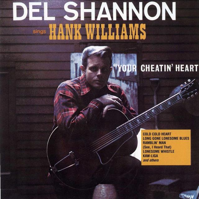 Album cover art for Del Shannon Sings Hank Williams