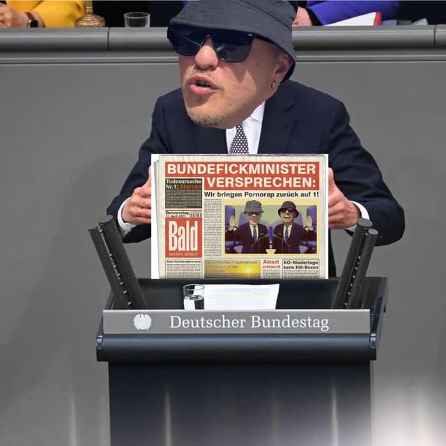 Album cover art for Bundesfickminister
