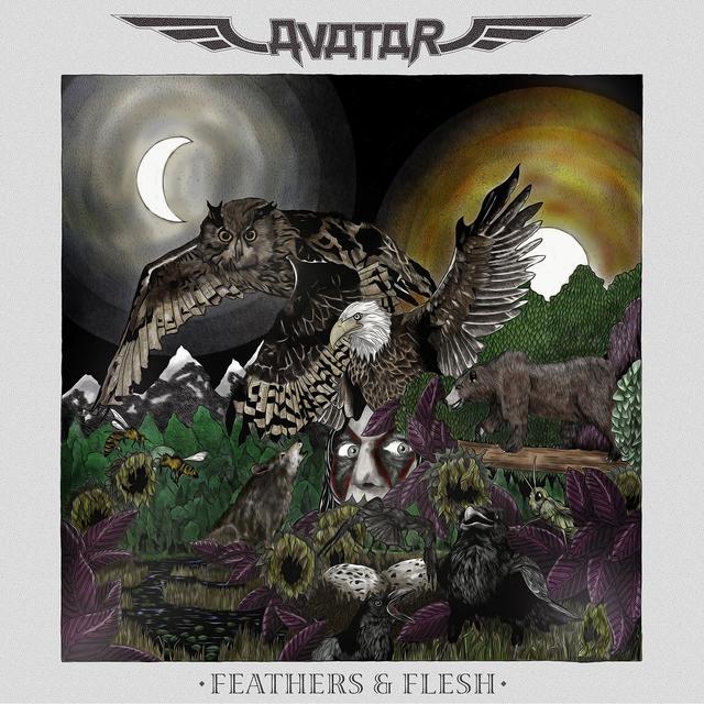 Album cover art for Feathers & Flesh