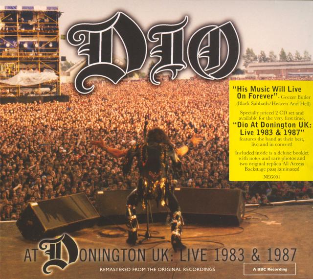 Album cover art for At Donington UK: Live 1983 & 1987