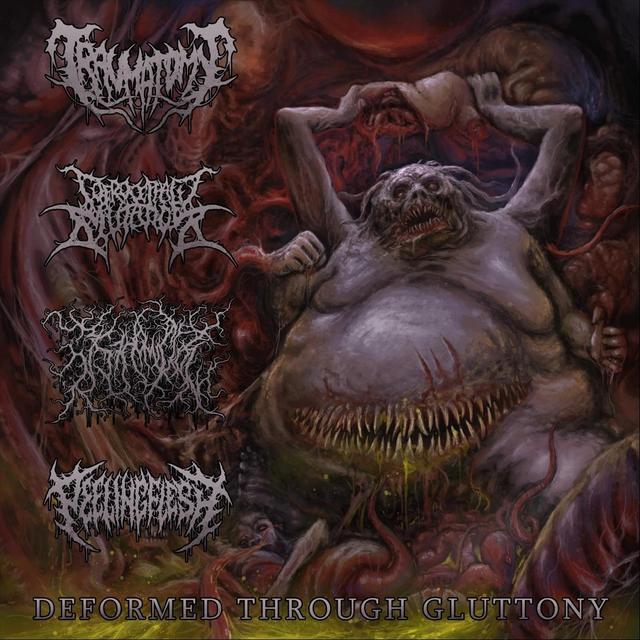Album cover art for Deformed Through Gluttony
