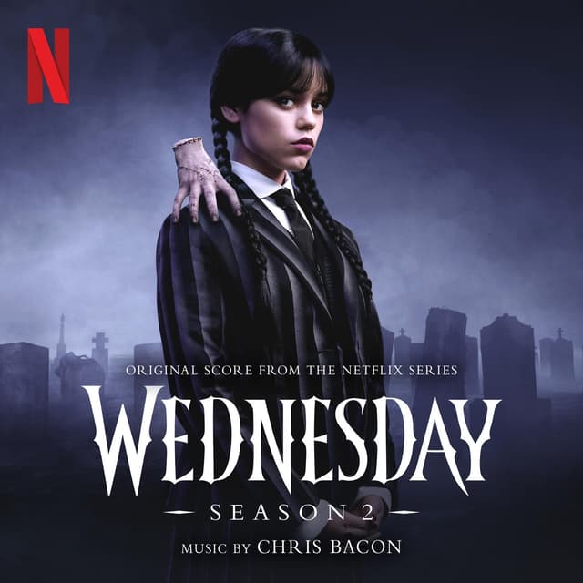 Album cover art for Wednesday: Season 2 (Original Score from the Netflix Series)