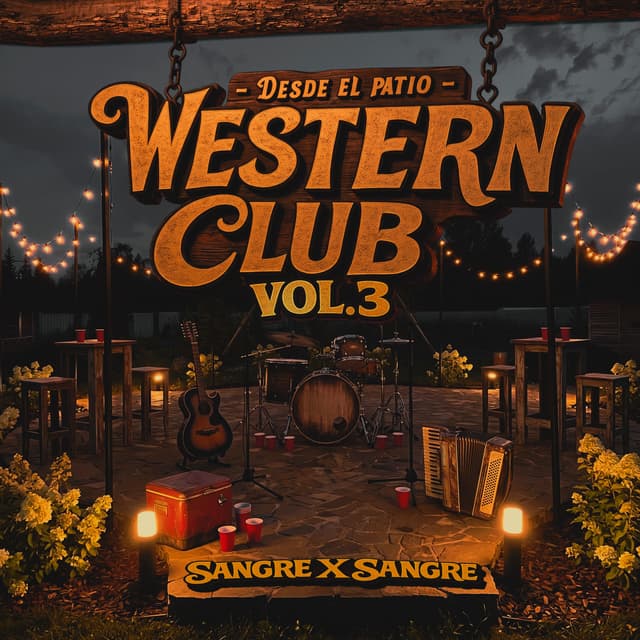 Album cover art for Desde El Patio Western Club Volumen 3