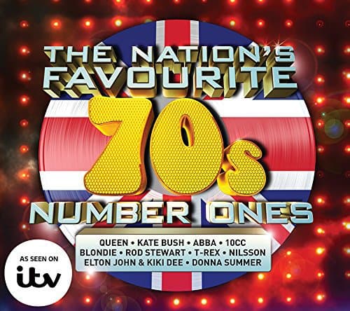 Album cover art for The Nation's Favourite 70s Number Ones