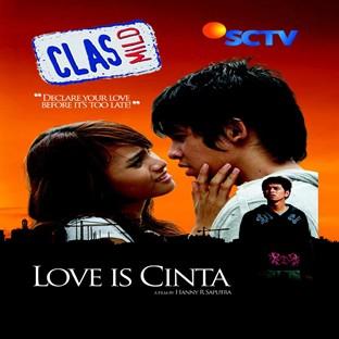 Album cover art for Love is Cinta