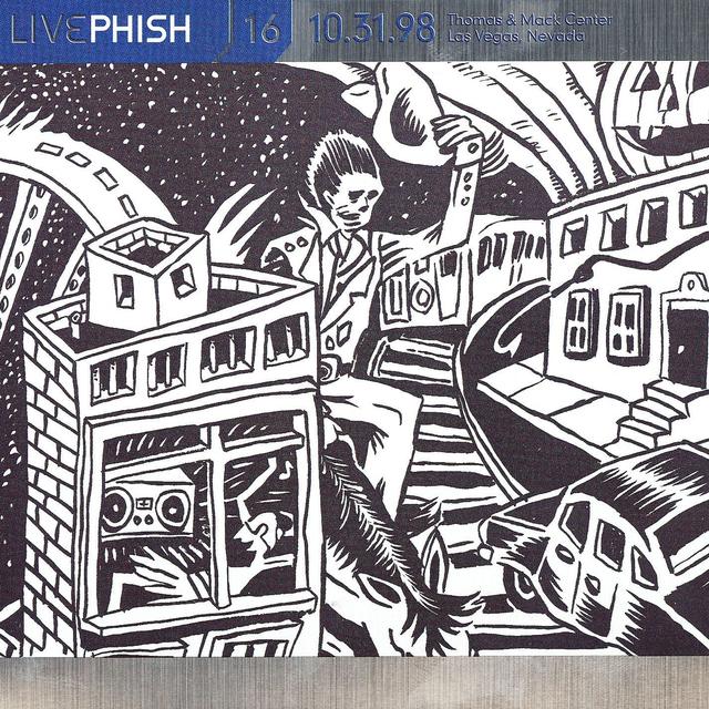 Album cover art for Live Phish, Vol. 16 10/31/98 (Thomas & Mack Center, Las Vegas, NV)
