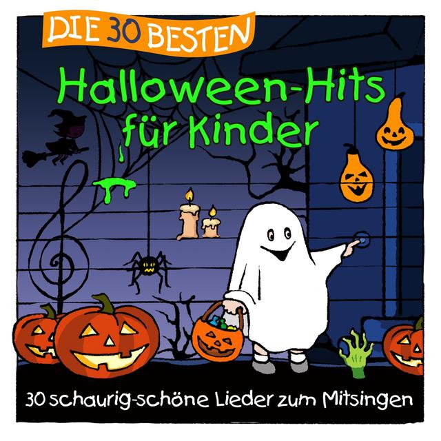 Album cover art for Die 30 besten Halloween-Hits für Kinder
