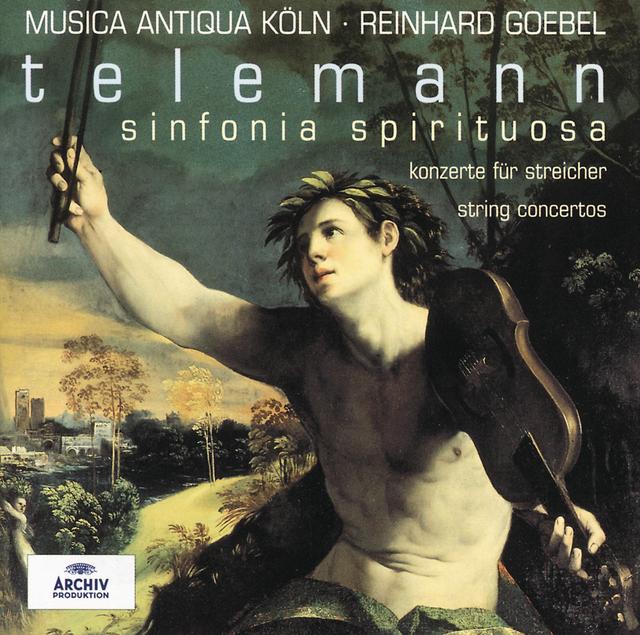 Album cover art for Telemann: Sinfonia Spirituosa - String Concertos