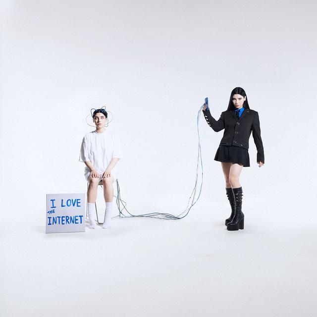 Album cover art for I LOVE THE INTERNET